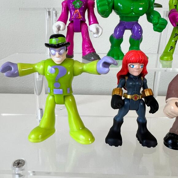 Imaginext Figures DC Marvel Super Hero's Villains Toys Mixed Lot of 8 - Picture 6 of 7